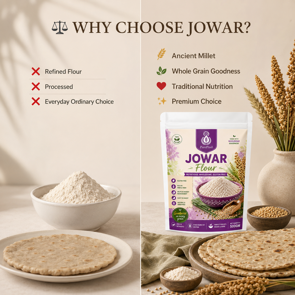 Why families choose PurePind Jowar Flour