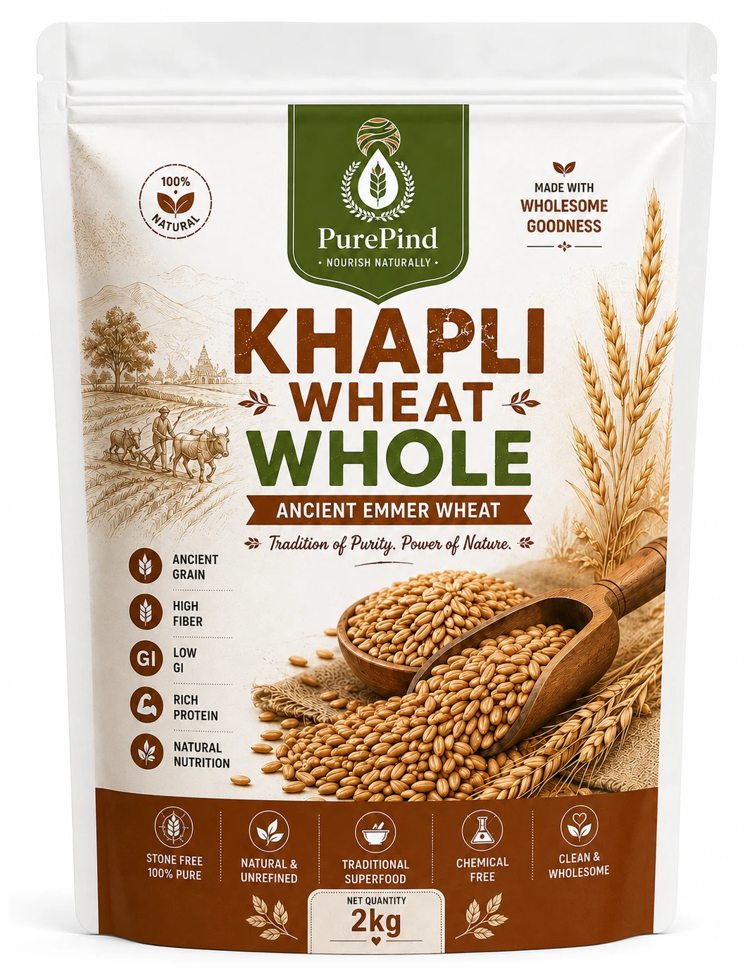 Khapli Wheat Whole