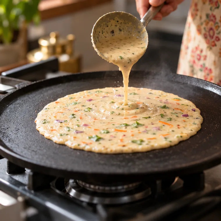 Illustration of preparation step 3 for Whole Oats Flour - Roasted Oat Atta