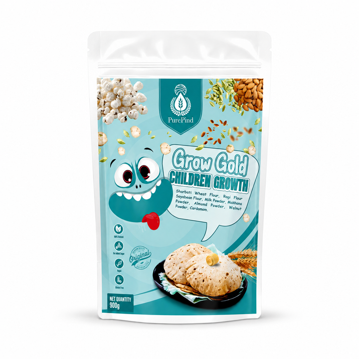 GrowGold Multigrain Atta - Ragi, Makhana & Nut Blend