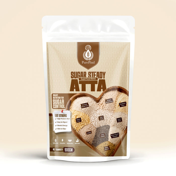 SugarSteady High-Fibre Multigrain Atta - Oats, Jowar & Methi