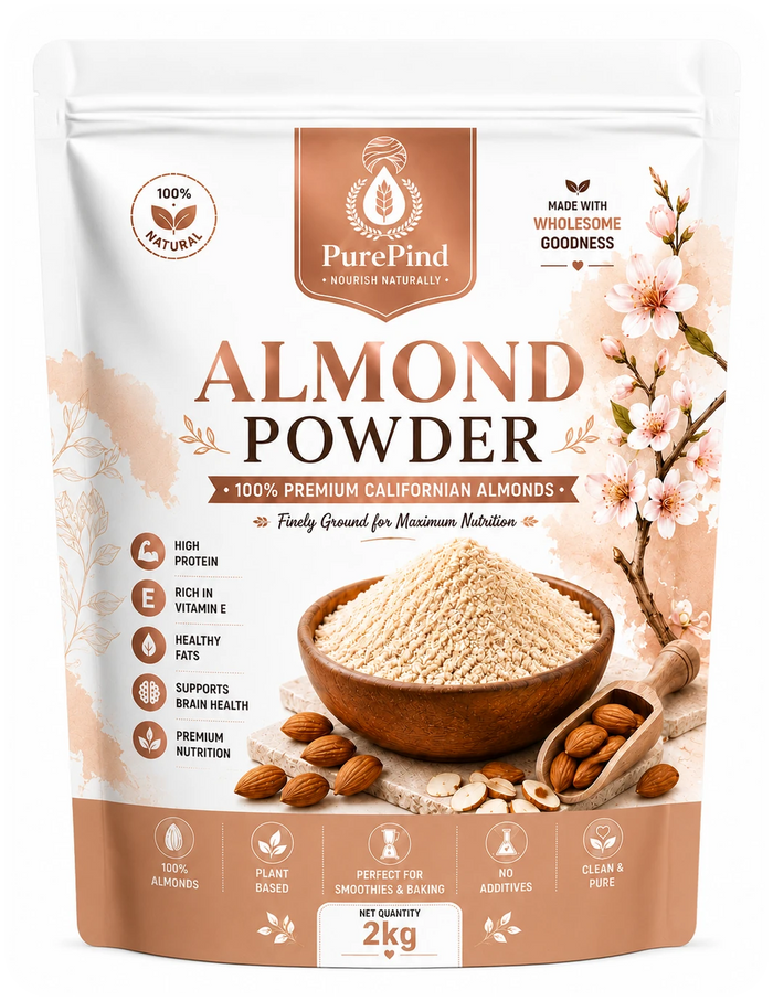 Almond Badam Powder - De-Skinned Ground Almonds