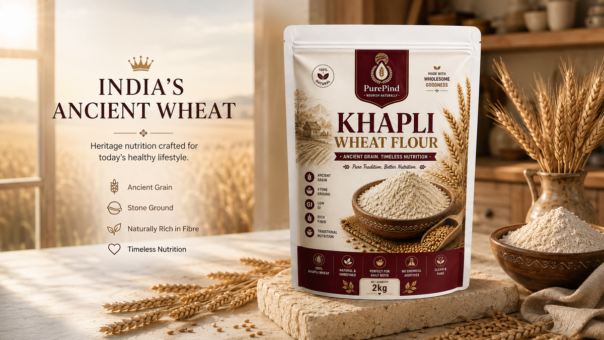 Khapli Wheat Flour benefits from an ancient grain