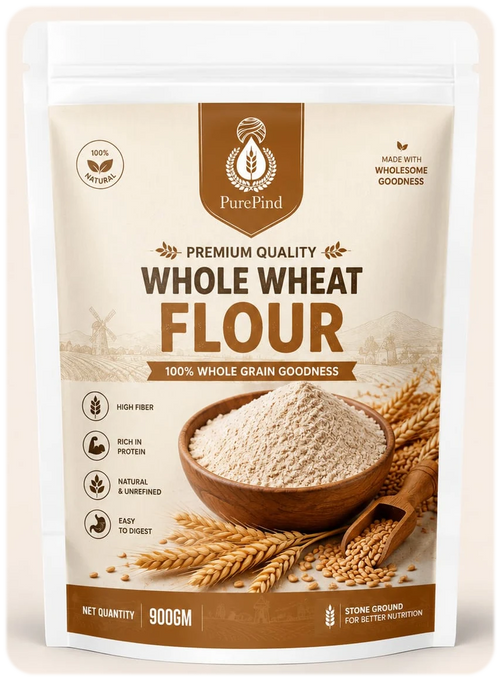 PurePind Whole Wheat Flour pouch
