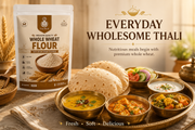 Whole Wheat Flour served in an Indian family meal