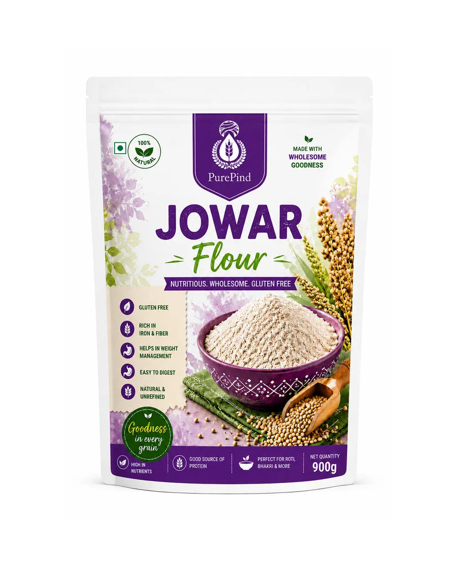 Dagdi Jowar Atta - Sorghum Flour 900 g pouch
