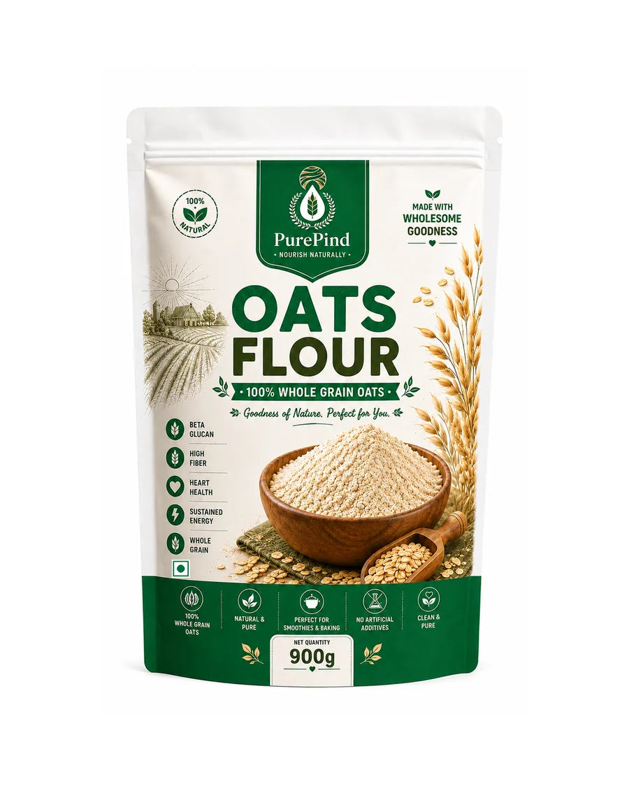 Whole Oats Flour - Roasted Oat Atta 900 g pouch