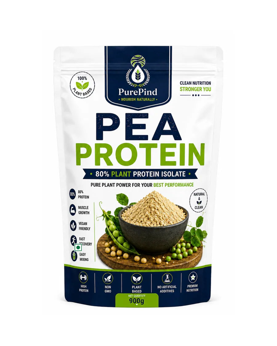 Pea Protein Isolate - Unflavoured Vegan Plant Protein 900 g pouch