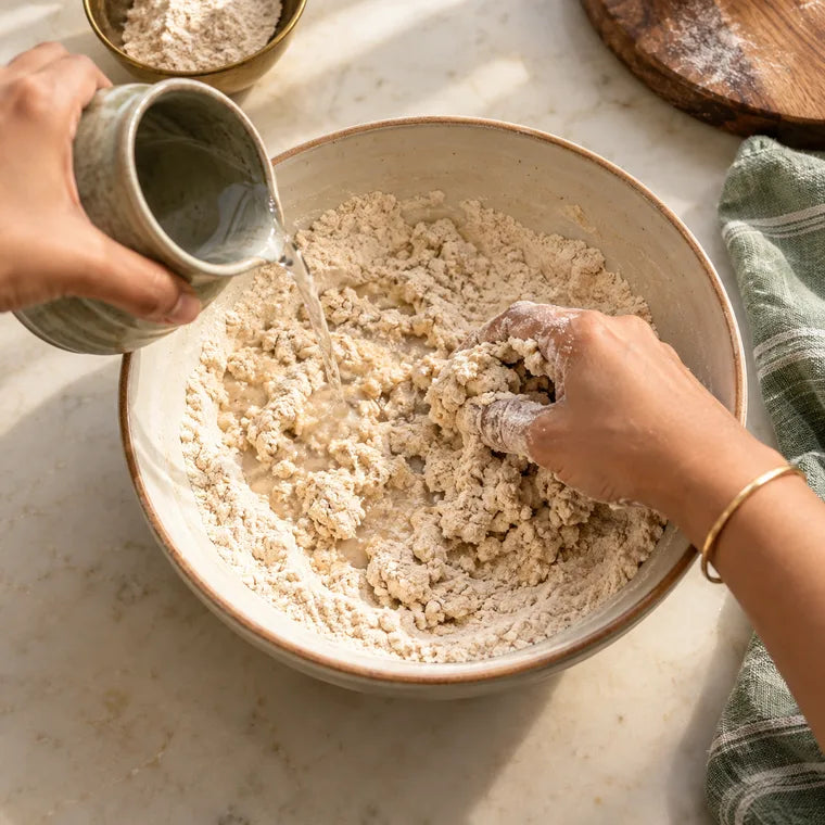 Illustration of preparation step 1 for Dagdi Jowar Atta - Sorghum Flour