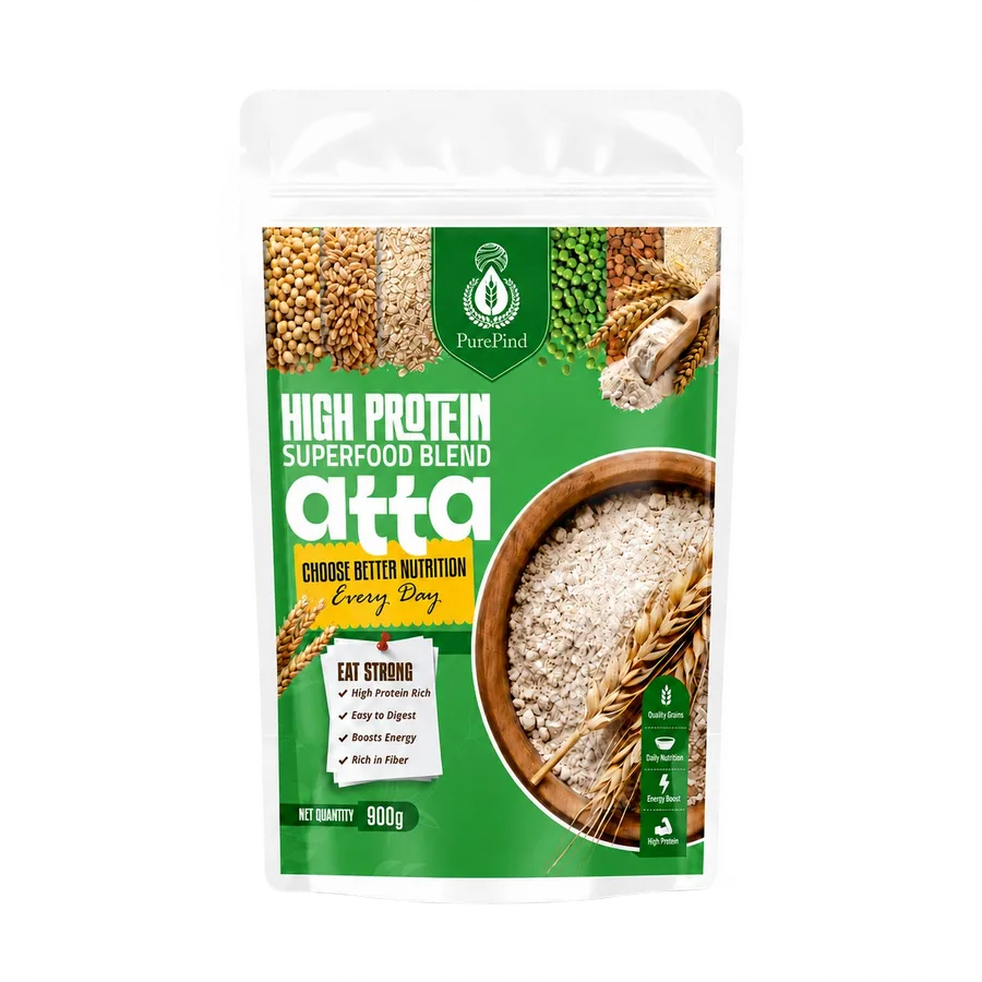 ProGain Protein Atta - 35 g Protein per 100 g 900 g pouch