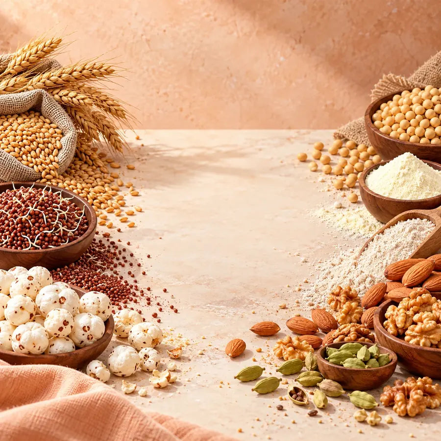 Ingredients used in GrowGold Multigrain Atta
