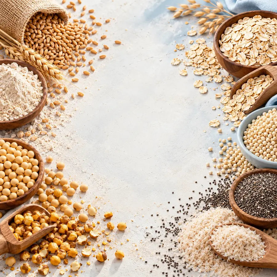 Ingredients used in LiteLift High-Fibre Multigrain Atta