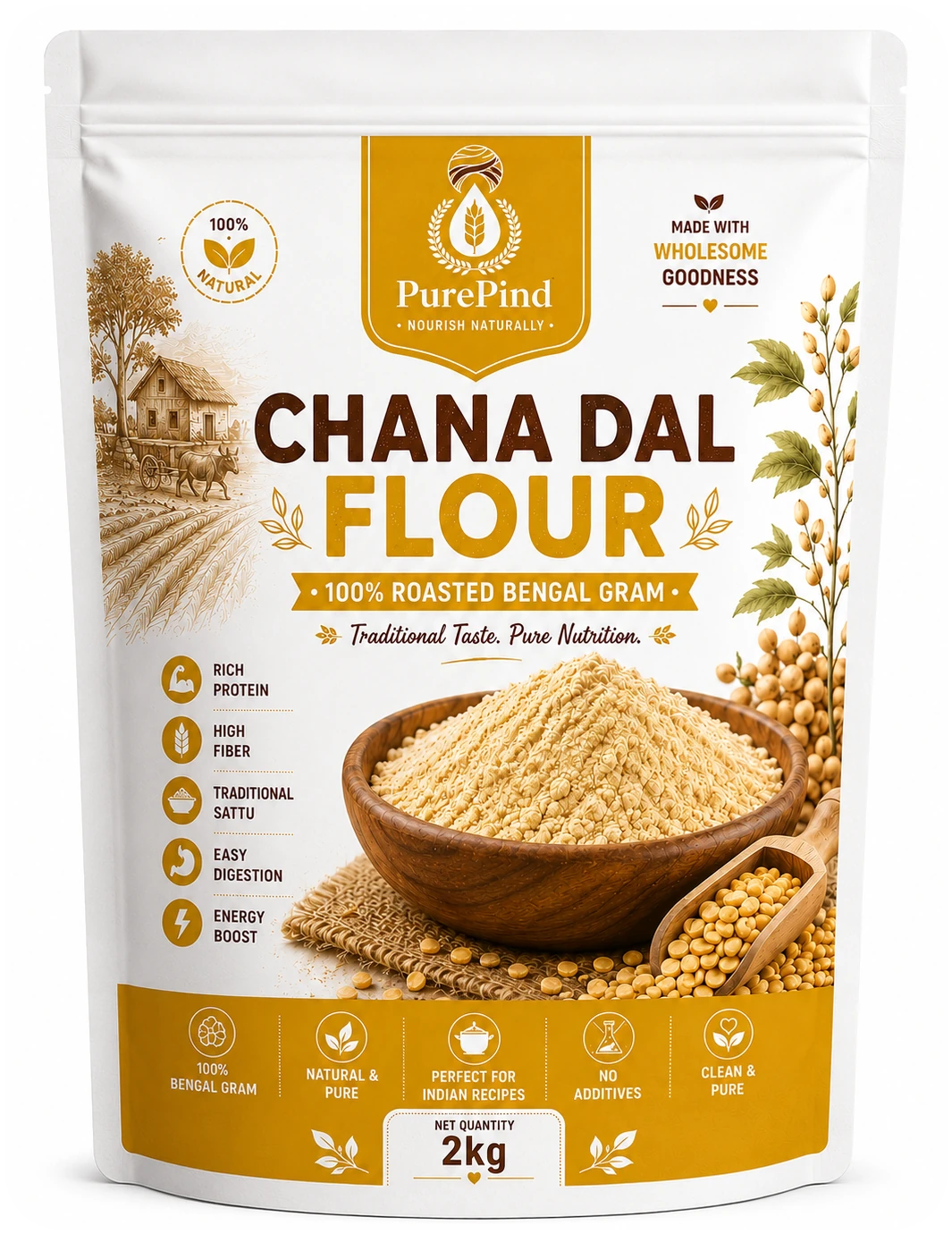 Chana Dal Flour